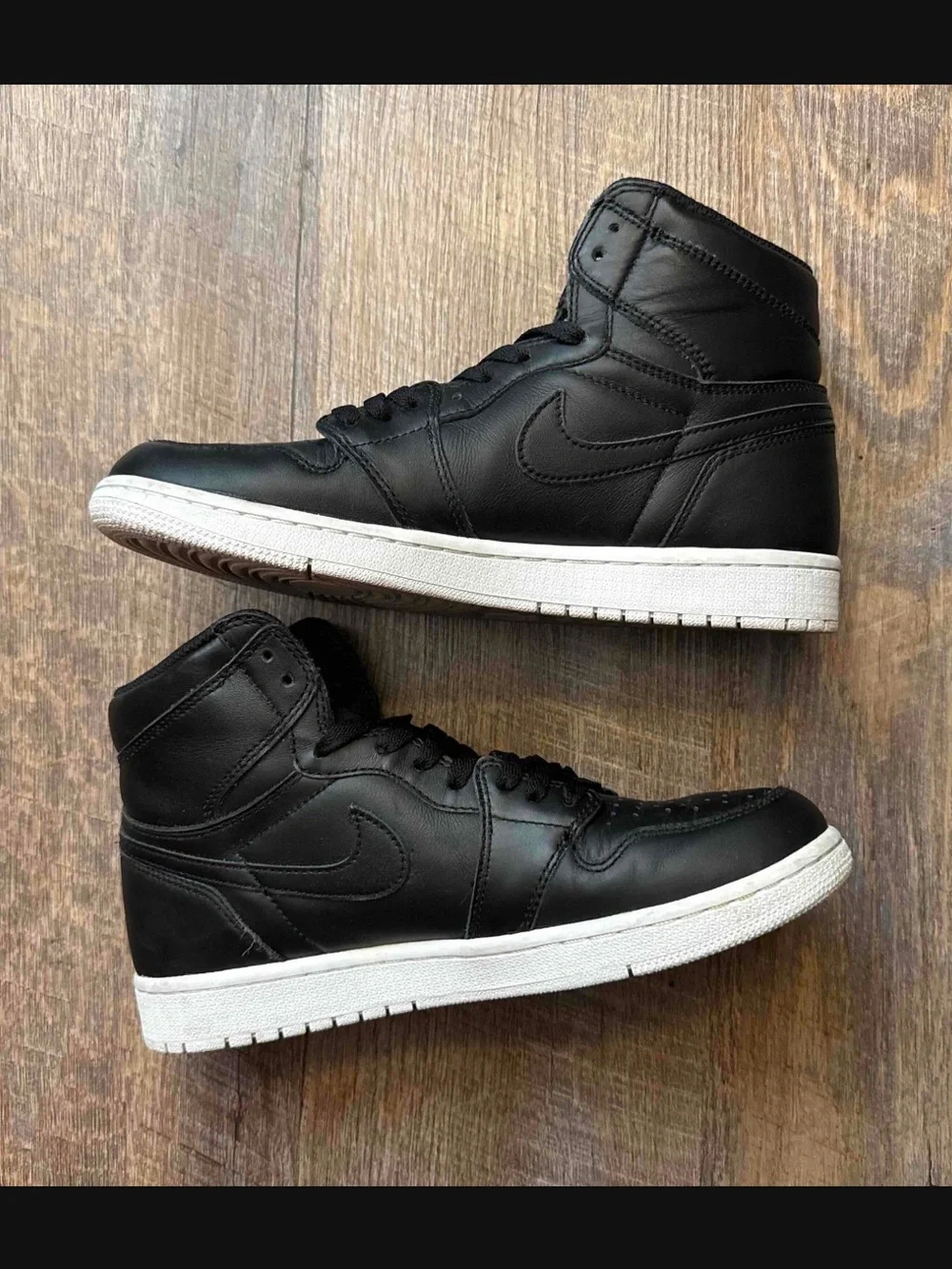Nike Air Jordan 1 Retro High Cyber Monday Black White Size 9 Sneakers Shoes